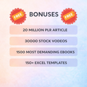 2 Million+ Ebooks + 2 Million PLR Articles Bonus with reseller rights