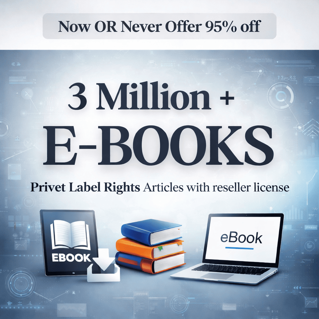 The 6-Million Mega Bundle: 3M Ebooks & 3M Articles with Master Resell Rights