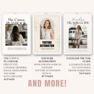 Start Your Digital Shop: 22 Faceless Marketing Products (100% Resell Rights)