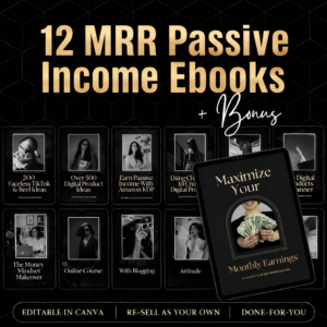 MRR Passive Income eBook Bundle, master resell rights