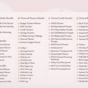 Done For You 2026 2027 Planners Journals Trackers 14500 Pages Editable Canva Designs Printables DIY PLR Products Master Resell Rights MRR