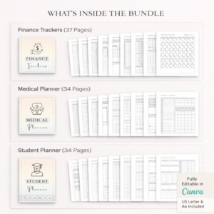 Adhd planner printable, Adhd life planner, adhd digital planner, adhd self care daily planner, Editable Adult ADHD Productivity journal, pdf