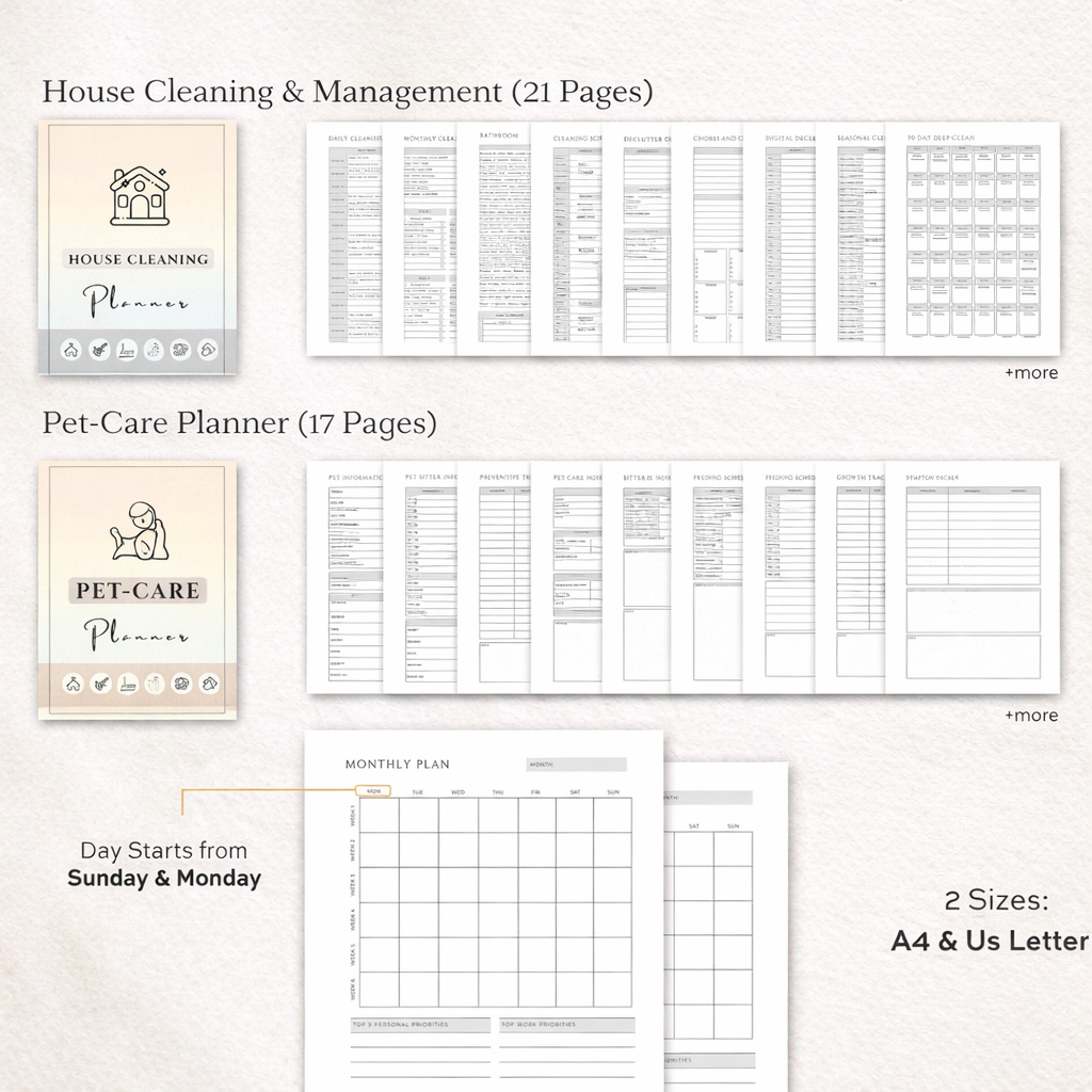 Adhd planner printable, Adhd life planner, adhd digital planner, adhd self care daily planner, Editable Adult ADHD Productivity journal, pdf - Image 7