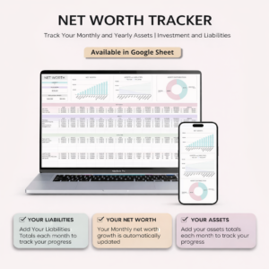 Annual & Monthly Budget Spreadsheet Google Sheet Template Financial Planner Debt payoff Snowball Saving Subscription Income Expense Tracker